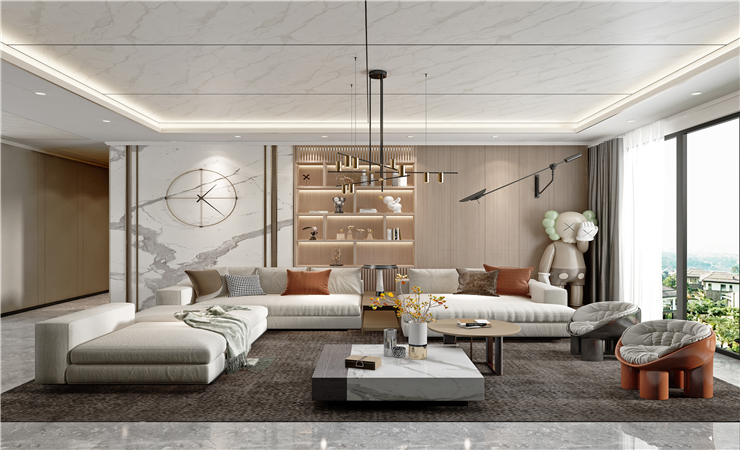 時(shí)尚又好看，備受年輕人關(guān)注的沙發(fā)背景墻設(shè)計(jì)效果圖