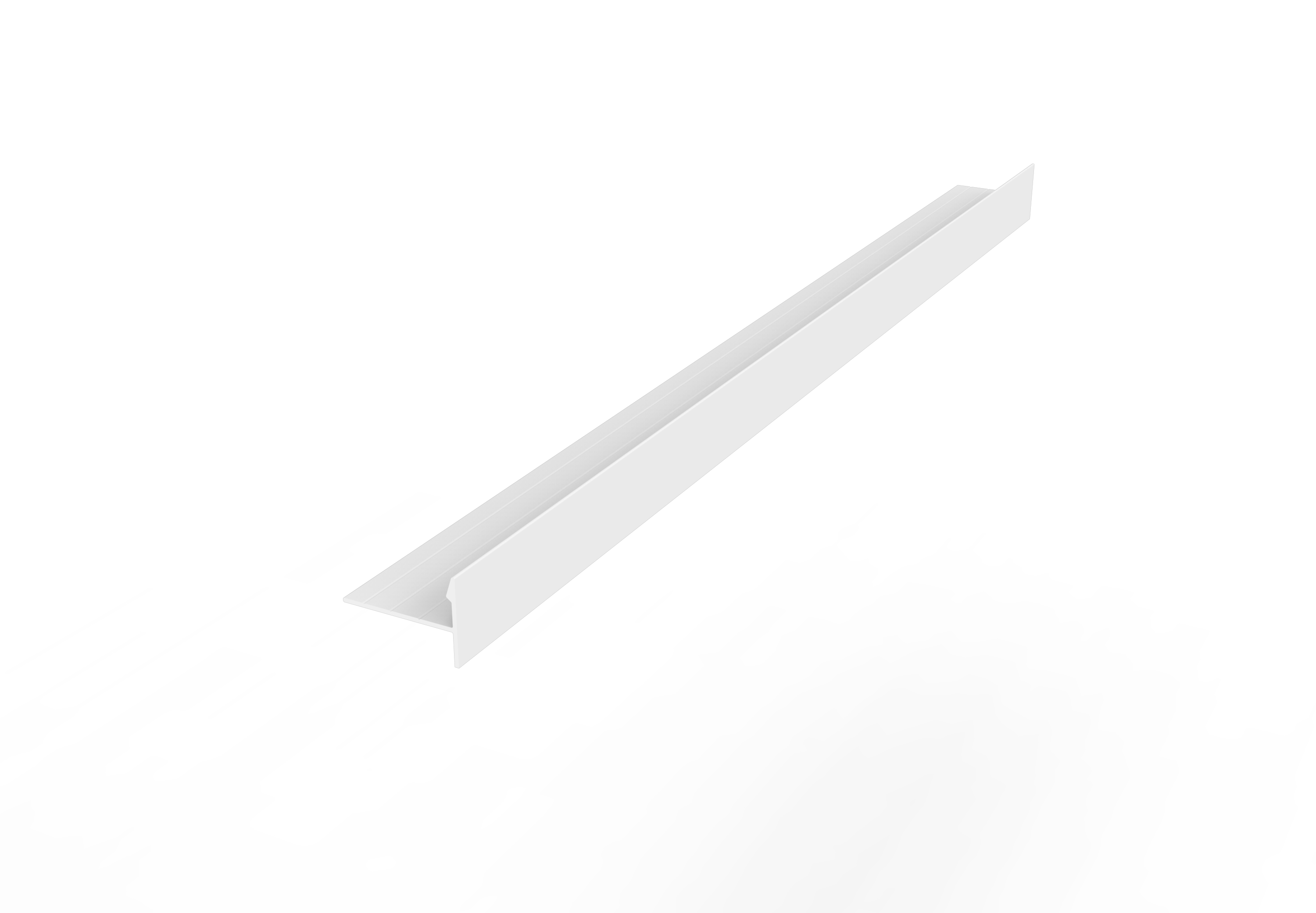 集成吊頂其他配件無邊組框型材20邊高（時(shí)尚白/啞光黑）效果圖