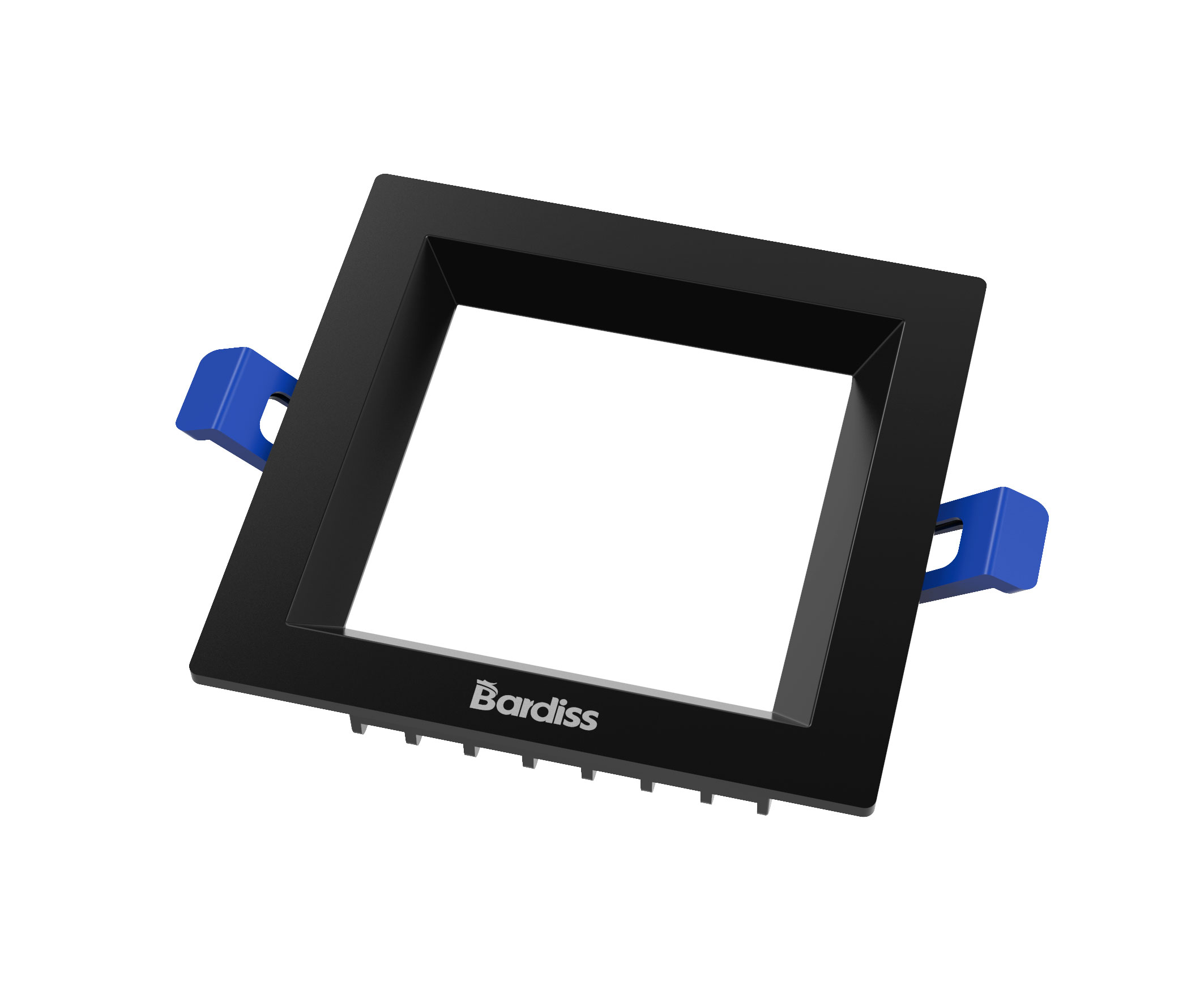 集成吊頂單照明12W面燈（氧化啞光黑/氧化啞光白）4000k/6000K效果圖