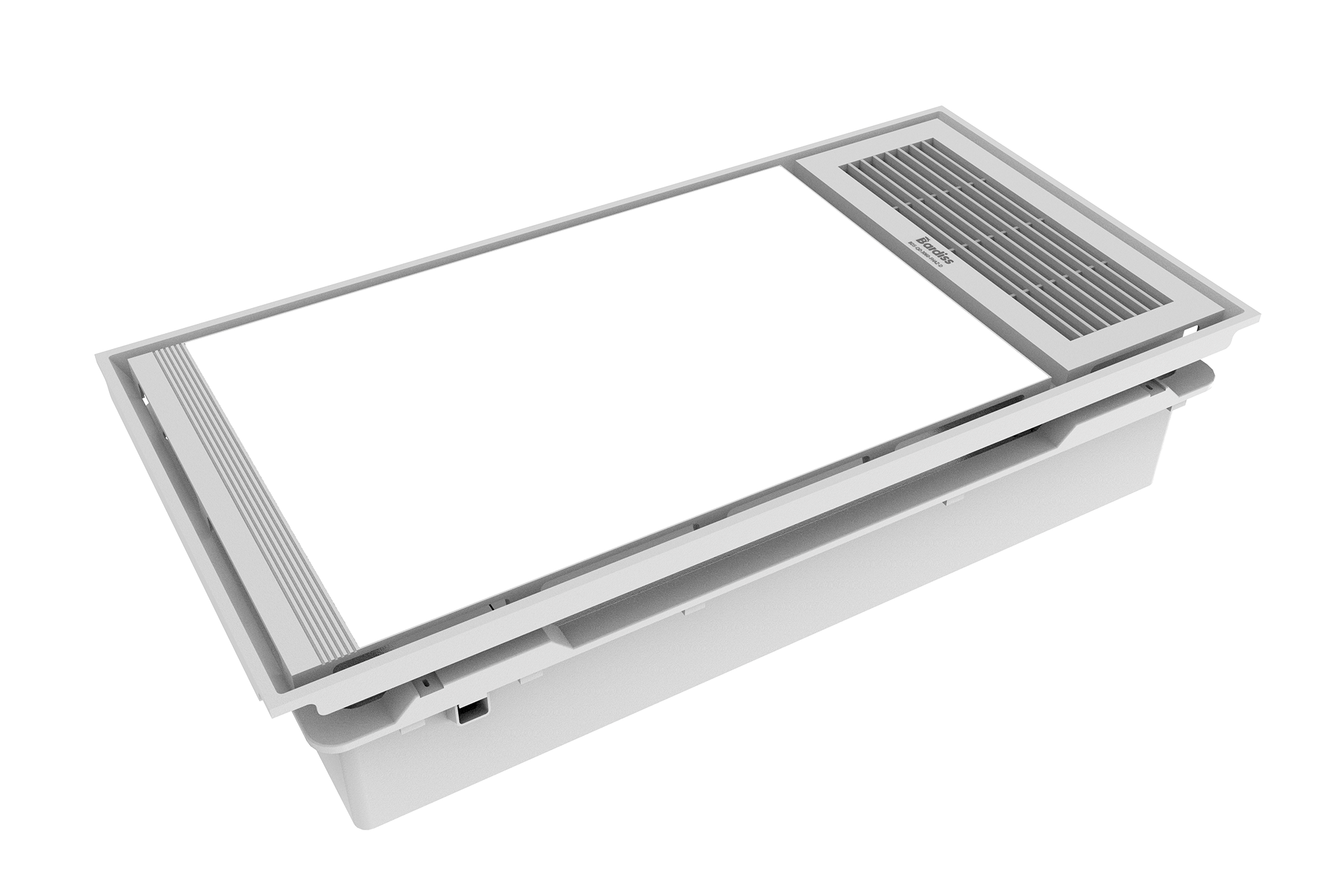 集成吊頂多功能電器BDS-QD·3060-FHAZ-D(300x600.潔暖.風暖+換氣+吹風+照明 效果圖