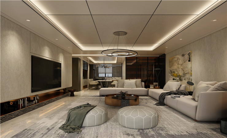 盡管對稱美是一種簡單的設計技術，不過并不是所有家庭都適合的電視背景墻設計。